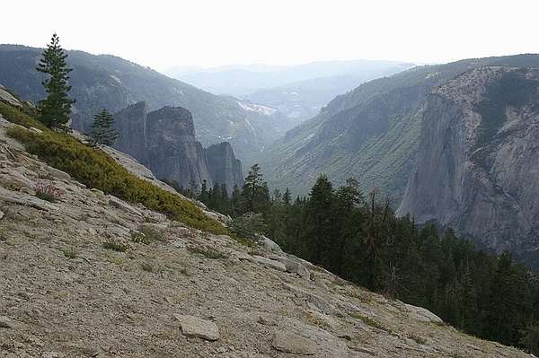 Вид на долину Йосемите с Сентинел-дума. Жми на картинку для перехода к следующей.