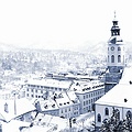 Снегопад в Баден-Бадене