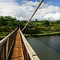 Навесной мост через речку Ханапепе