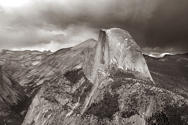 Half Dome, view from Glacier Point, Yosemite NP. Click the image to continue.
